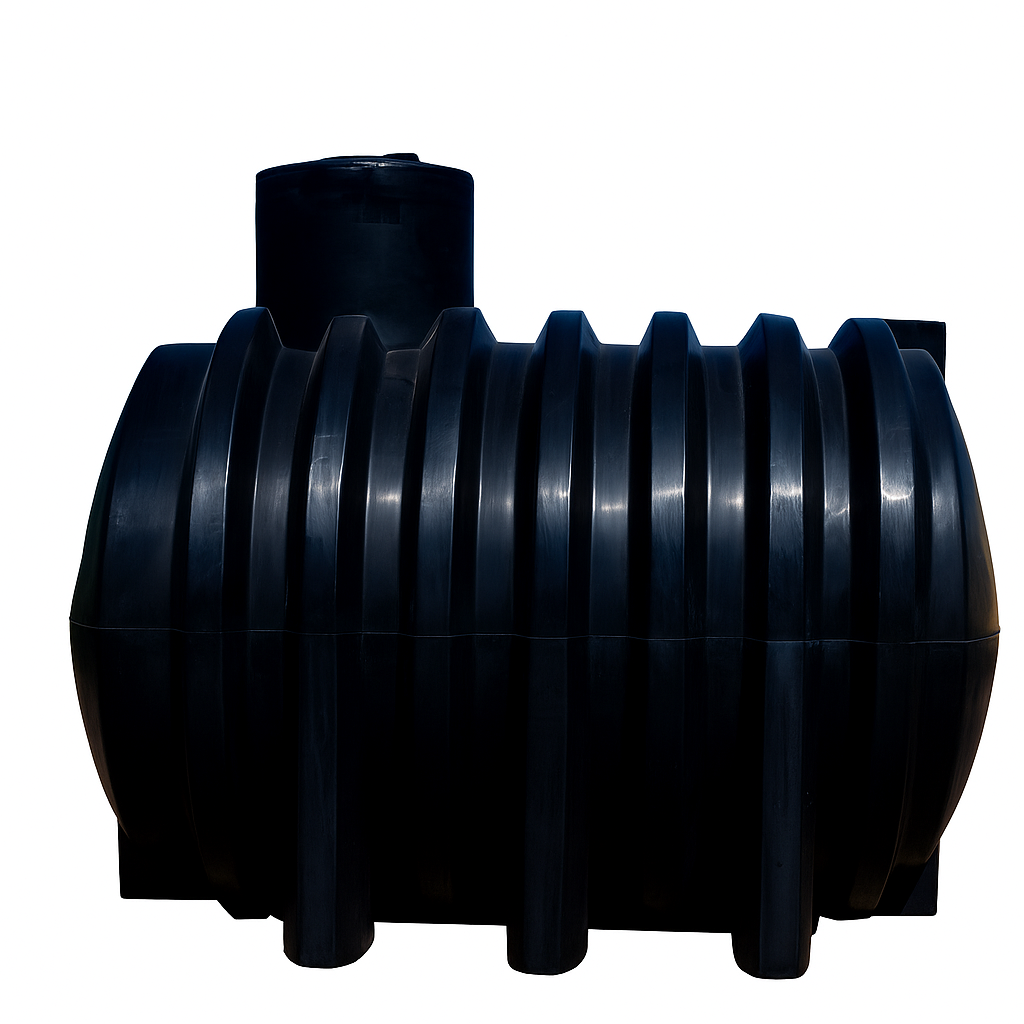 Makoro 6000L Septic Tank Horizontal (Black)