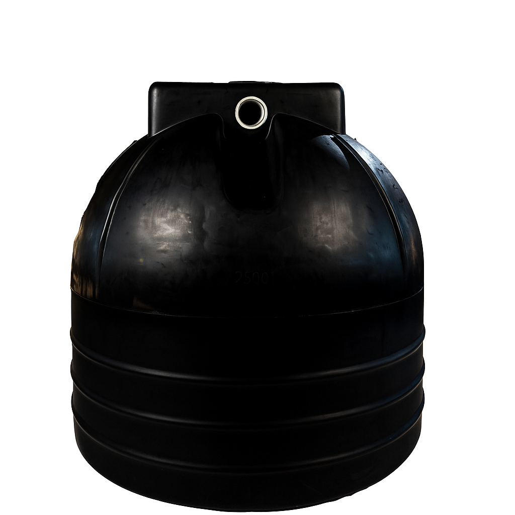 Makoro 1250L Septic Tank Vertical (Black)