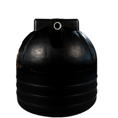 Makoro 1250L Septic Tank Vertical (Black)